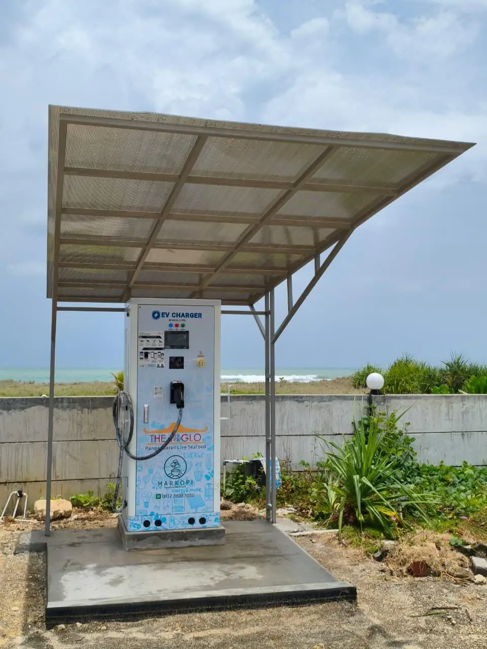 Project SPKLU EV Charger Pangandaran