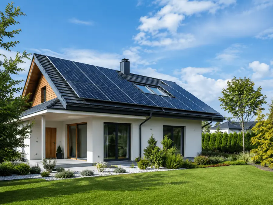 House with solar